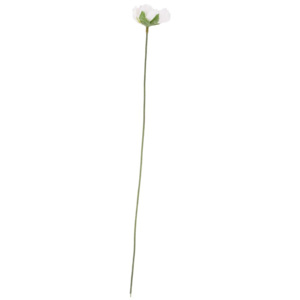Fir anemona artificiala, 40 cm, alb