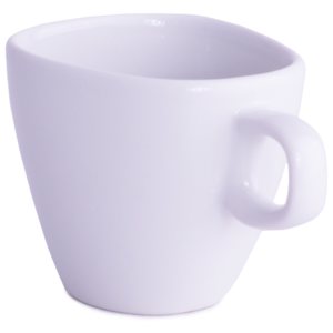 Ceasca de cafea, din ceramica, alba, 100 ml