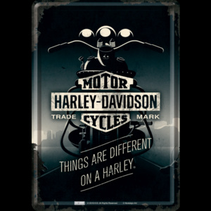 Ilustrată metalică - Harley-Davidson ( Things Are Different)