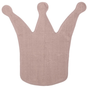 Covor roz din bumbac Crown Bloomingville