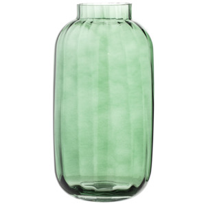 Vaza din sticla Green, Ø16xH32 cm