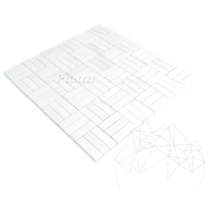 Mozaic Marmura Thassos Polisata Tetris