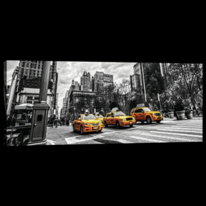 Tablou canvas: New York (Taxi) - 145x45 cm