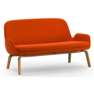 Canapea din lana portocalie cu picioare lemn stejar 63016 Era Normann Copenhagen