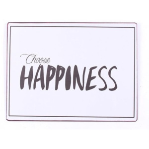 Semn metalic 26,5 x 35 cm "Choose Happiness"