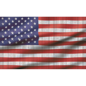 Fototapet: Drapelul SUA (2) - 254x368 cm