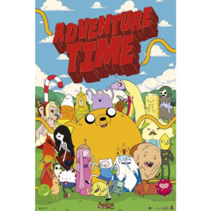 Adventure time - personajes Poster, (61 x 91,5 cm)