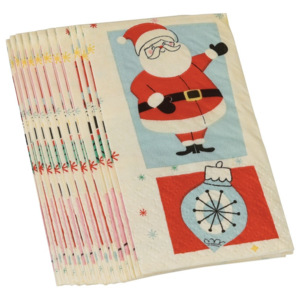 Set șervețele de hârtie cu tematică Crăciun Rex London Festive Family