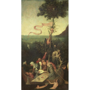 Hieronymus Bosch - Artă imprimată The Ship of Fools, c.1500, (20 x 40 cm)