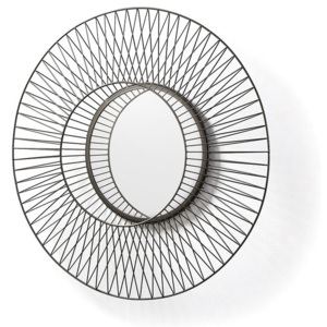 Oglinda rotunda din metal 80 cm Karl La Forma