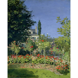 Flowering Garden at Sainte-Adresse, c.1866 Reproducere, Claude Monet