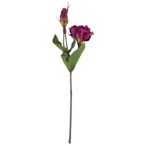 Fir trandafir artificial, mov, 38 cm