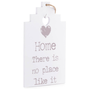 Placuta decorativa lemn, " Home-there is no place like it"