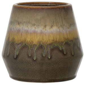 Ghiveci maro din ceramica 14 cm Flow Bloomingville