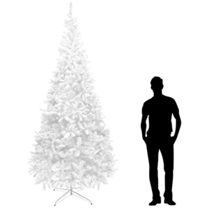 Brad de Crăciun artificial, XL, 300 cm, alb