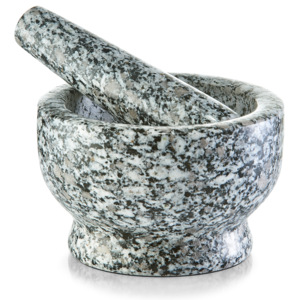 Mojar cu pistil din granit, Grey II Ø 13xH8 cm