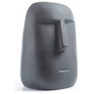 Figurina din ciment gri 47 cm Moai La Forma