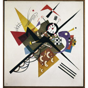 On White II, 1923 Reproducere, Wassily Kandinsky