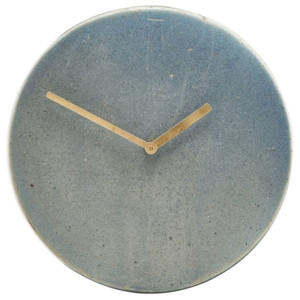 Ceas din ceramica albastra pentru perete 22 cm Metro House Doctor