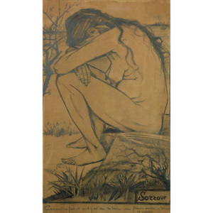 Sorrow, 1882 Reproducere, Vincent van Gogh