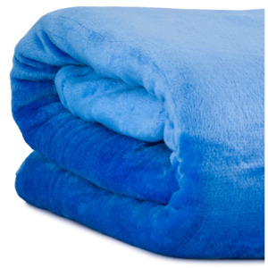 Patura fleece, 200x230 cm, albastru