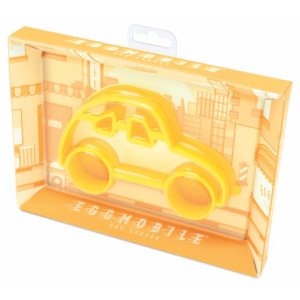 Formă pentru ouă în model de mașină Luckies of London Eggmobile, galben