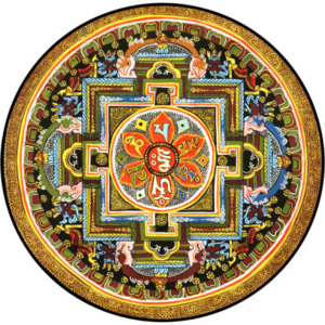 Decor Mandala Thang-ga-heart
