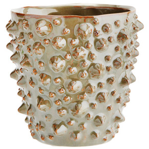 Ghiveci ceramica maro 14,5 cm Spikes Madam Stoltz