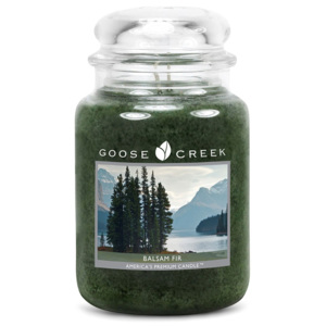 Lumânare parfumată în recipient de sticlă Goose Creek Balsam Fir, 150 ore de ardere