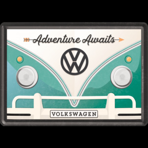 Buvu Ilustrată metalică - VW Bulli (Adventure Awaits)