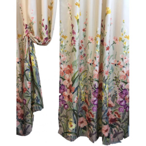 Set 2 draperii, model floral, DRP1924