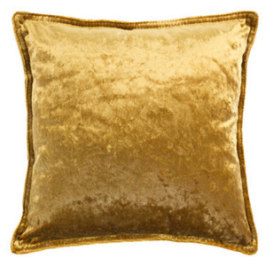 Perna aurie din catifea 45x45 cm Tess Gold White Label