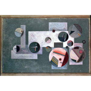 Closed Circles, 1933 Reproducere, Wassily Kandinsky
