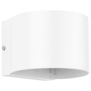 Lampa de perete design / aplica HT169933, 10 x 14 cm, 1 x G9, metal, alb