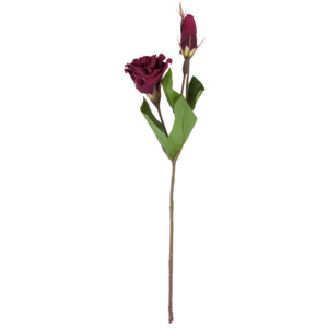 Fir trandafir artificial, visiniu, 38 cm