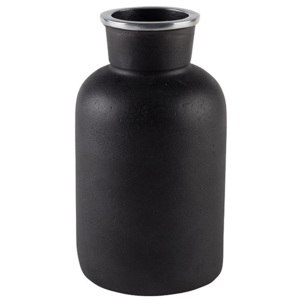 Vaza neagra din aluminiu 20 cm Farma M Zuiver