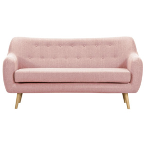 Canapea cu 3 locuri Vivonita Lila, roz deschis