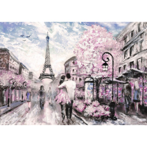 Fototapet: Paris (pictat) - 104x152,5 cm