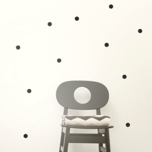 Sticker pentru perete Mini Dots negru Ferm Living