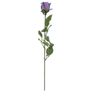 Fir trandafir, artificial, mov cu sclipici 57cm