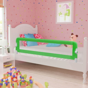 Barieră de protecție pentru pat copii mici 150 x 42 cm, verde