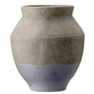 Vaza ceramica gri/mov ø22xh25cm Bloomingville
