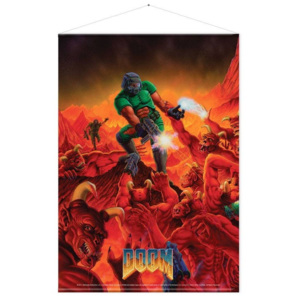 Poster textile Doom - Retro