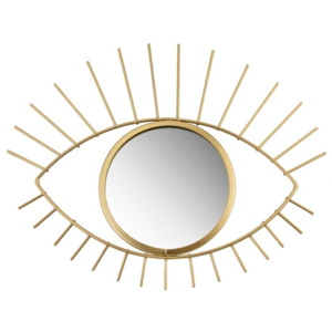 Oglindă în formă de ochi Sass & Belle, 24 x 29,5 cm, auriu