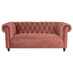 Canapea din catifea roz Chester Velvet Pink Dutchbone