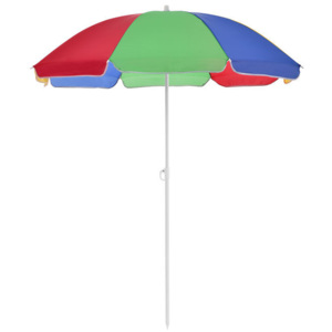 Umbrela plaja multicolora