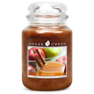 Lumânare parfumată în recipient de sticlă Goose Creek Apple Cider, 150 ore de ardere