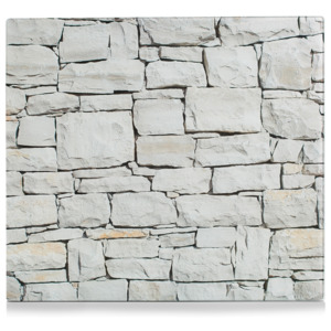 Placa din sticla protectie perete/plita, Grey Stone, l56xA50 cm