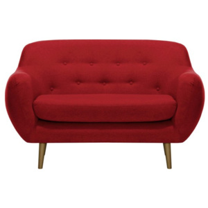 Canapea cu 2 locuri Vivonita Gaia, roșu