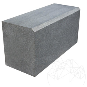 Bordura Granit Gri Antracit 20 x 25 x 50cm